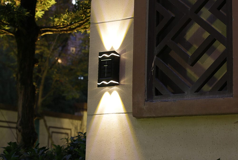 SET 4 LAMPI LED Incarcare Solara, Iluminare BIDIRECTIONALA