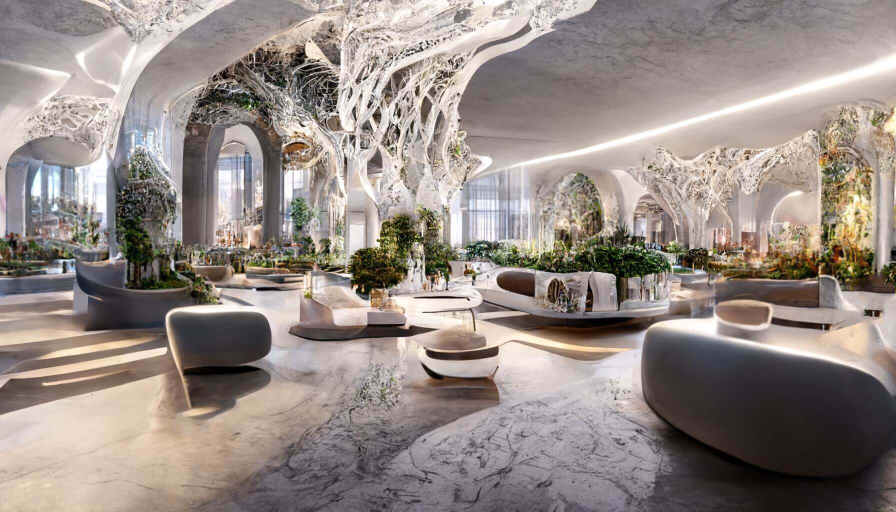 AI creeaza acum imagini convingatoare pentru cladiri, atat interior, cat si exterior