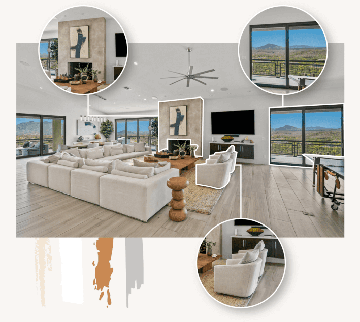 living amenajat in stil elegant si bazat pe confort