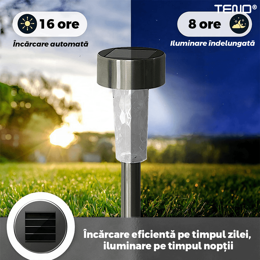 Lămpi solare pentru grădină
