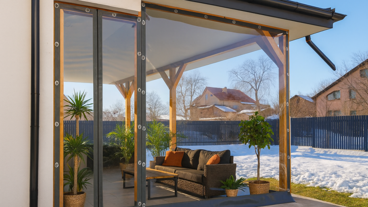 inchidere terasa cu folie