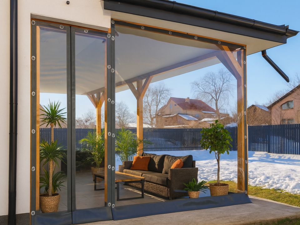 inchidere terasa cu folie