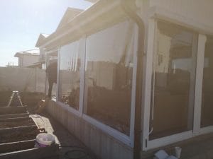 Rulouri folie transparenta cu caseta si ghidaje